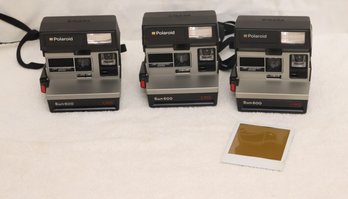3 Polaroid Sun 600 Cameras (R-53)
