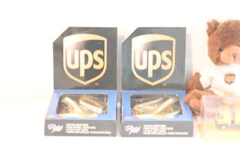 Pair Of UPS BOEING 757-200F DIECAST MODEL BY GEMINI JETS & Teddy Bear And DHL Truck