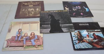 Crosby, Still, Nash & Young Vinyl Record Lot (R-5)