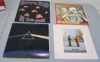 Grateful Dead And Pink Floyd Vinyl Record Lot (R-6)
