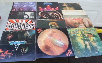 Deep Purple, Van Hallen, TThe Cars, Molly Hatchet And More Vinyl Record Lot (R-7)