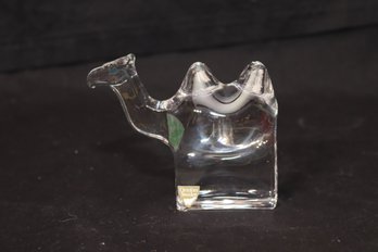 Vintage Orrefors Crystal Two Hump Camel (V-57)
