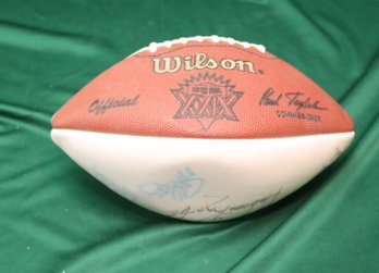 Signed SUPER BOWL XXIX Wilson NFL Game Ball  (L-22)