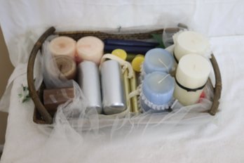 A Basket Full Of Candles