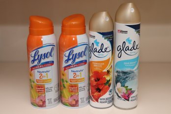 2 Cans Of Lysol And 2 Of Glade (R-70)