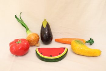 Paper Mache Fruits And Veggies (D-89)