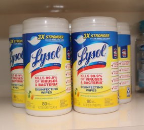 8 Lysol  Disinfecting Wipes (R-72)