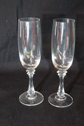 Pair Of Champagne Flutes (V-64)