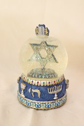 Hanukkah Snow Globe