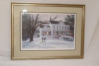 Signed AP 'rosebud- Youth Remembered' By Joseph Occhipinti Framed Artist Proof (B-19)