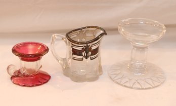 3 Vintage Glass Things (M-99)