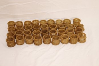 36 Beaded Napkin Rings (B-26)