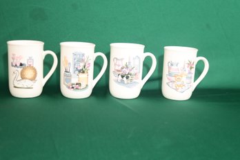 Set Of 4 Coffee Mugs