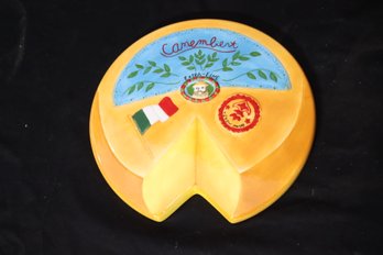 Ambiance Collection Cheese Plate Platter Ceramic Camembert Italy (V-82)