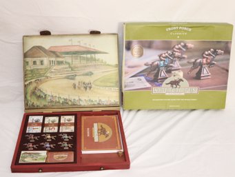 Front Porch Classics Old Century Stretch Run Horse Track Racing Board Game
