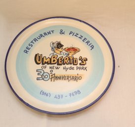 Umberto's 30th Anniversary Plate (E-29)