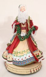 Danbury Mint The Twelve Days Of Christmas Music Box Figurine By Shelly Rasche. (B-40)