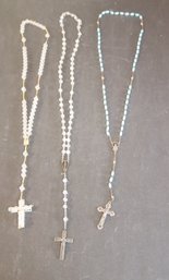 3 Vintage Rosary Beads (J-30)