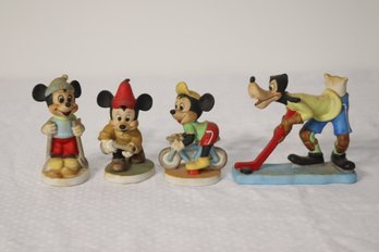 Walt Disney Mickey Mouse And Goofy Figurines (A-57)