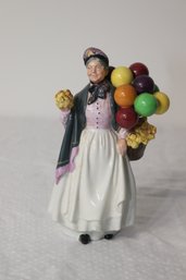 Vintage Royal Doulton Balloon Figurine Biddy Pennyfarthing HN1843. (A-58)