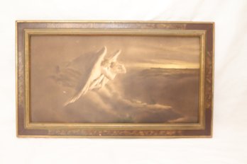 Vintage Framed The First Easter Dawn Pring (F-21)