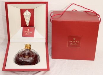Sealed Remy Martin Louis XIII Cognac Baccarat Crystal Decanter (B-53)