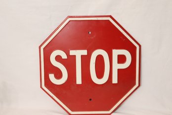 Vintage Small Stop Street Sign