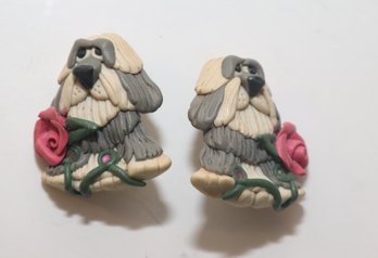 Sheepdog Earrings (C-38)