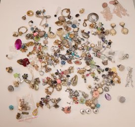 Huge Lot Of Clip-on Earrings (J-39)