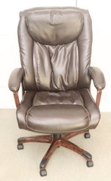 Westcliffe Ergonomic Leather Swivel Executive Chair, Brown (I-4)