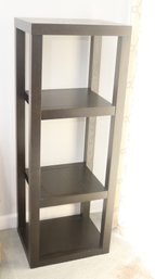 Espresso Wood 3 Shelf Unit Bookcase Display