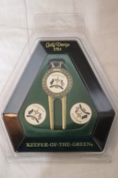 Golf Design Keeper Of The Green RyderCup Divot Tool Money Clip (S-24)