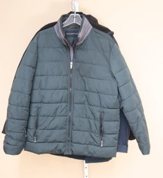 Winter Coat Jacket Lot: Weatherproof, Nautica,  Andrew Marc, Sz. M & L (C-12)