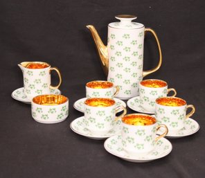 Vintage Arklow Patricia Cup And Saucer Set Tea Coffee Pot Made In Ireland (B-73)