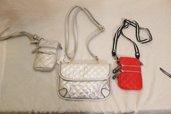 3 Quilted Crossbody Bags (P-12)