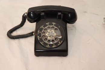 Black Bell Systems By Western Electric Rotary Telephone (S-39)