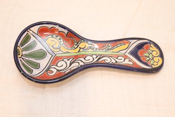 Hand Painted Spoon Rest (I-26)