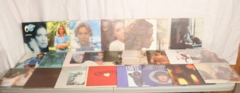 The Ladies Vinyl Record Lot: Olivia Newton John, Carpenters, Carly Simon, Carole King, LIZA (V-2)