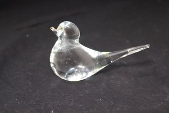Vintage Crystal Dove Figurine (H-30)