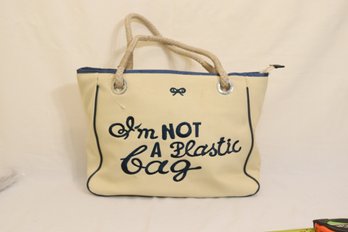 'i'm Not A Plastic Bag Tote Bag' We Are What We Do(P-17)