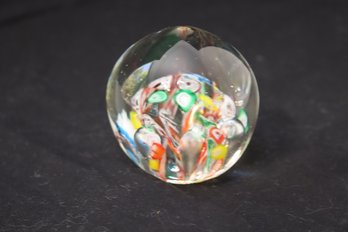 Vintage Glass Paperweight (H-33)