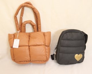 Quilted Tote And Crossbody Bags (P-19)