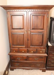 Vintage Wood Armoire