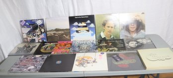 Vinyl Record Lot: Simon & Garfunkel, Moody Blues, Chicago,  The Byrds, (V-3)