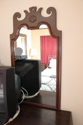 Vintage Bedroom Wood Framed Mirror (F-59)