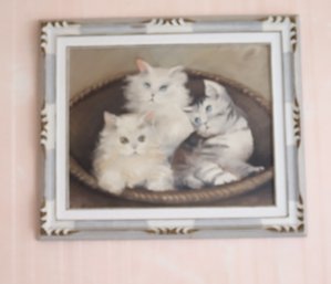 Framed Cat Picture (U-1)