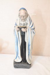 Vintage Praying Rabbi Statue (S-85)
