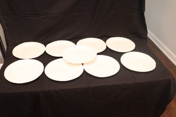 White Plate Set