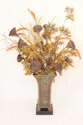 Vase W/ Faux Floral. (S-90)