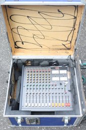 Tascam M-208, 8 Channel Analog Mixer Vintage Audio In Padded Road Case (S-63)